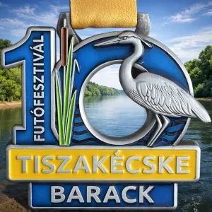 Szürkegém befutóérem – Tiszakécske Futófesztivál